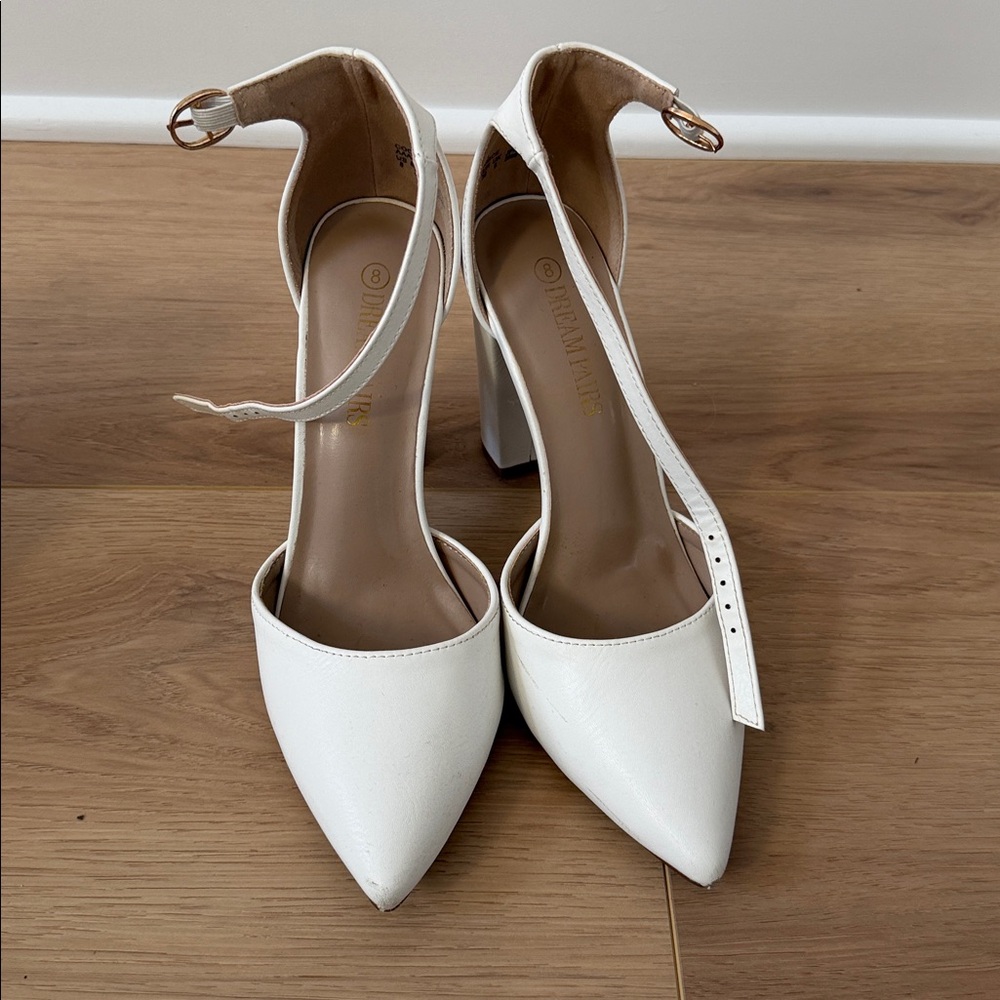 Women’s heels bundle. 5 pairs 
Elegant Black, White, and Beige Women's Shoes - Picture 10 of 16